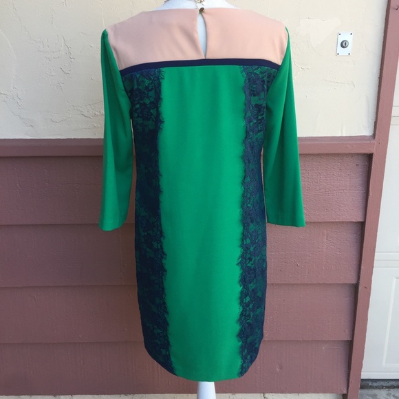 Anthropologie Block Color with Lace Shift - Picture 3 of 4